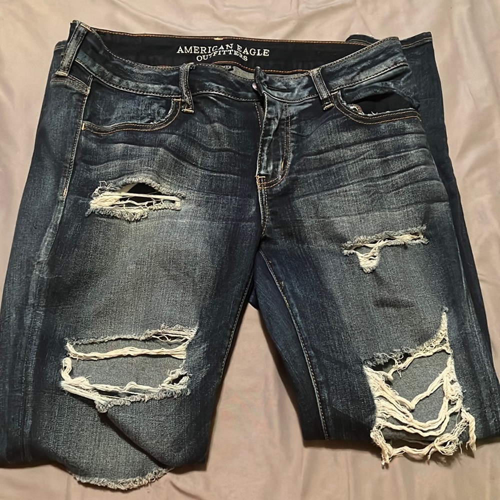American eagle size 12 super stretch